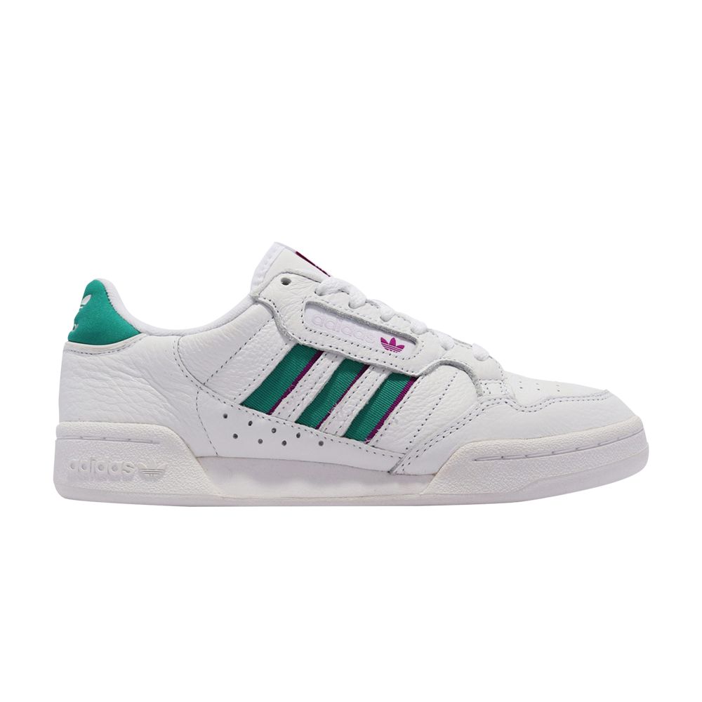 ADIDAS ORIGINALS Pre-owned Wmns Continental 80 Stripes 'white Glory Green Fuchsia'