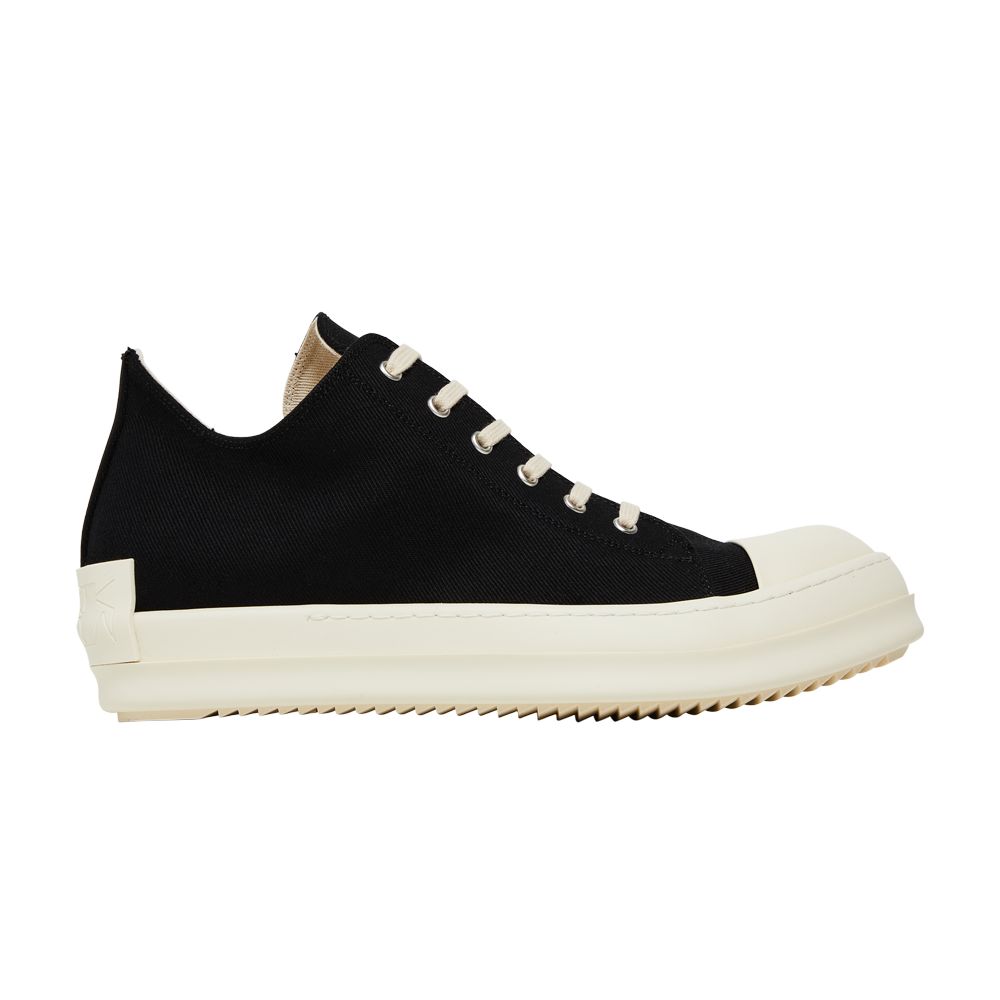 Rick Owens Rick Owens DRKSHDW Fogachine Cotton Denim Low 'Black Milk' | Men's Size 40.5