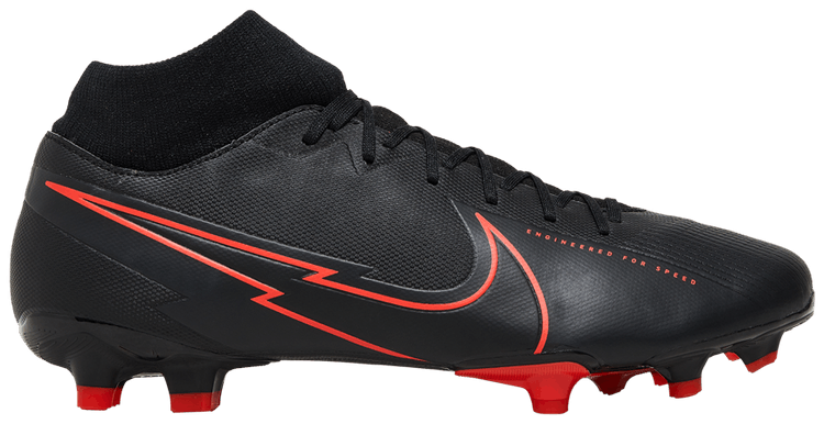 Nike superfly black and red discount