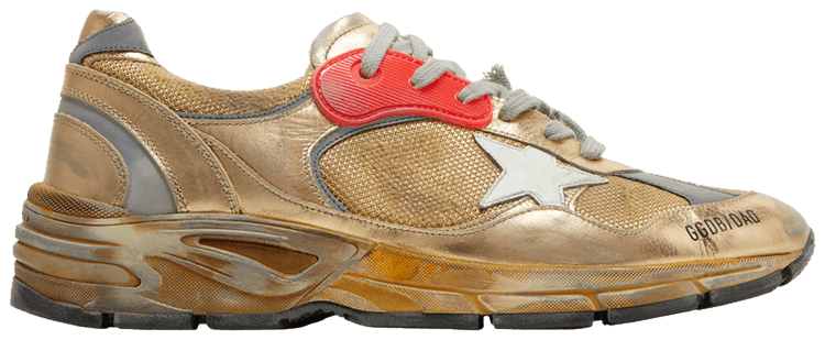 ★Golden ★ バーガンディ＆ブラウン Dad-Star スニーカー Golden Goose: バーガンディ＆ブラウン Dad-Star スニーカー
