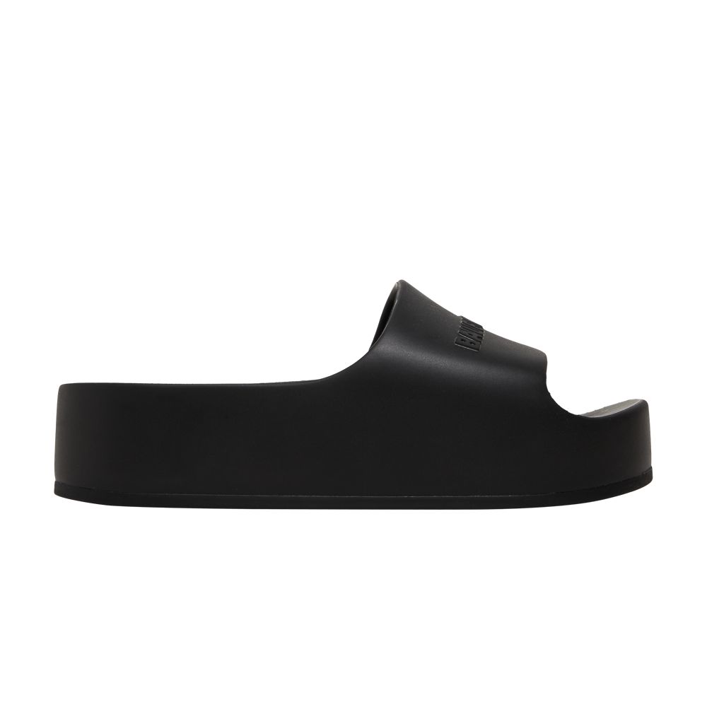 Pre-owned Balenciaga Wmns Chunky Slides 'black' | Women's Size 41