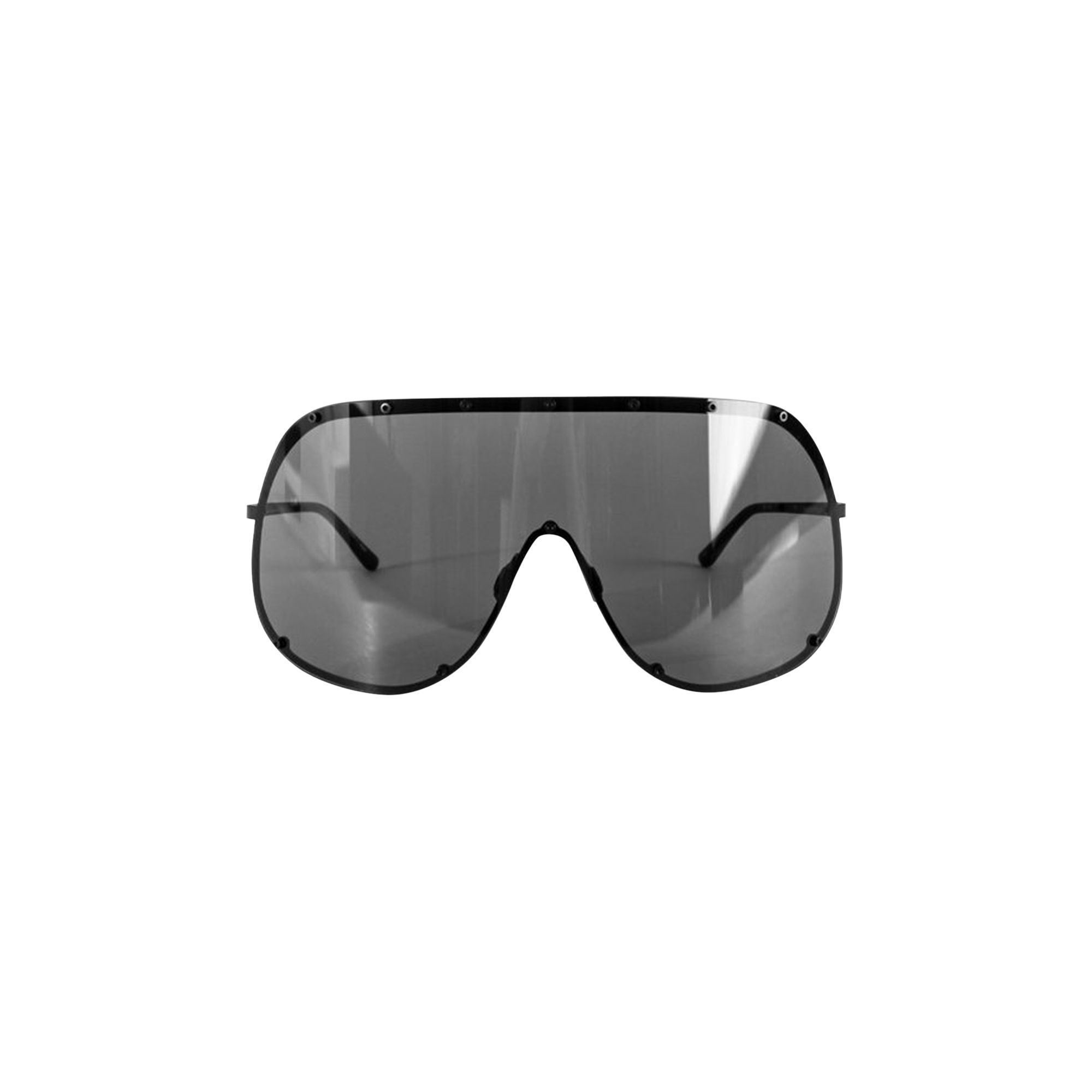 Pre-owned Rick Owens Shield Sunglasses 'black'