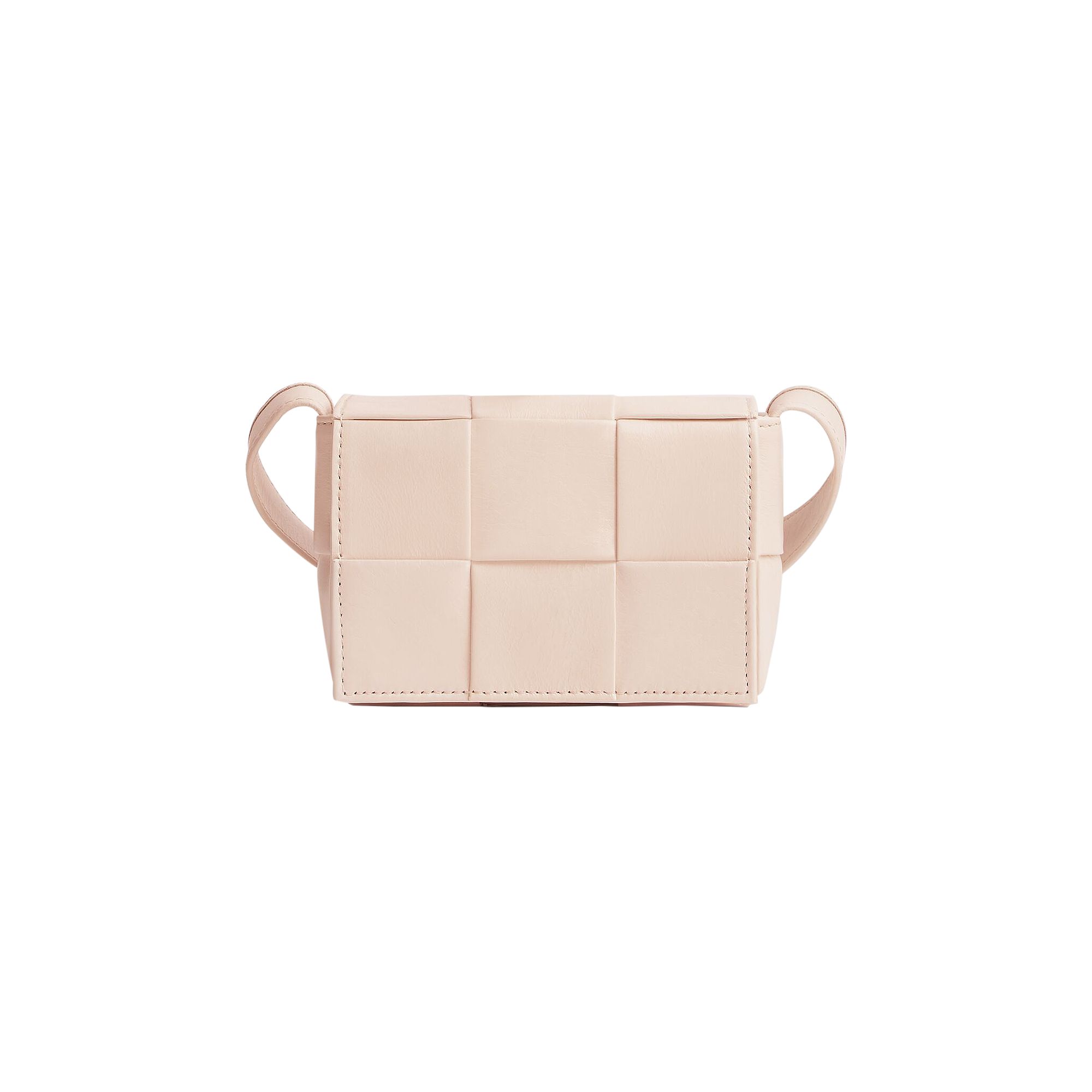 Pre-owned Bottega Veneta Mini Cassette Bag 'melon/washed Silver' In Green