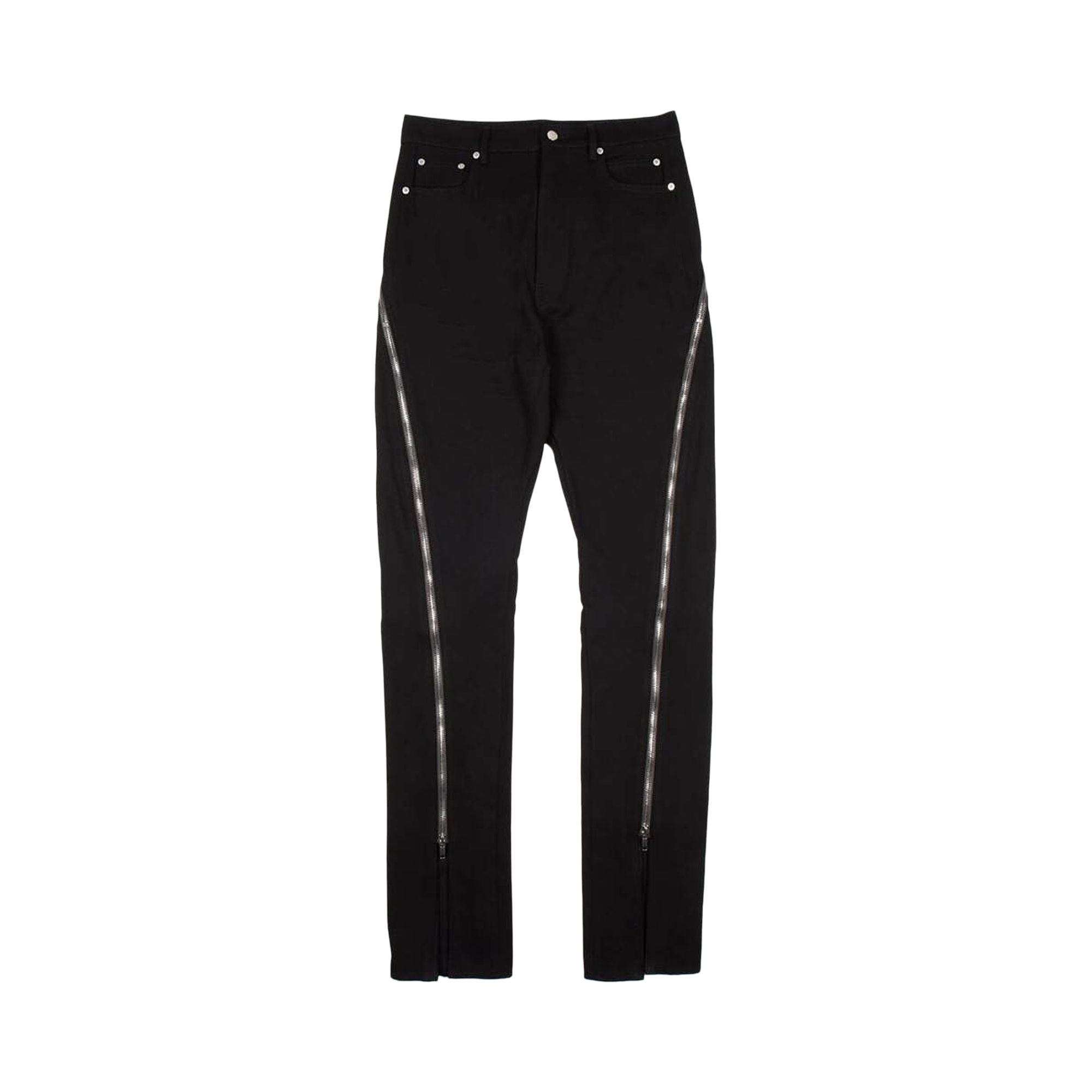 Pre-owned Rick Owens Bolan Banana Denim 'black'