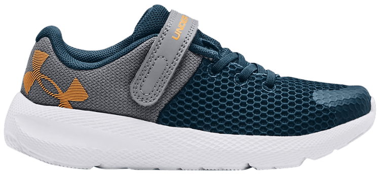 Under Armour Charged Pursuit 2 AC PS Big Logo   Blue Note