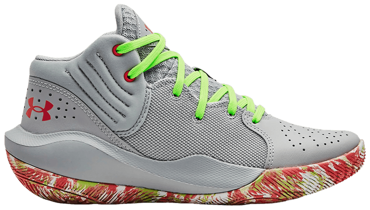 Under Armour Jet 21 GS Mod Grey Quirky Lime Camo
