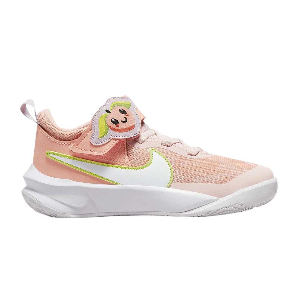 Pre-owned Nike Team Hustle D 10 Lil Ps 'peach' | Pink | Kid's Size 12