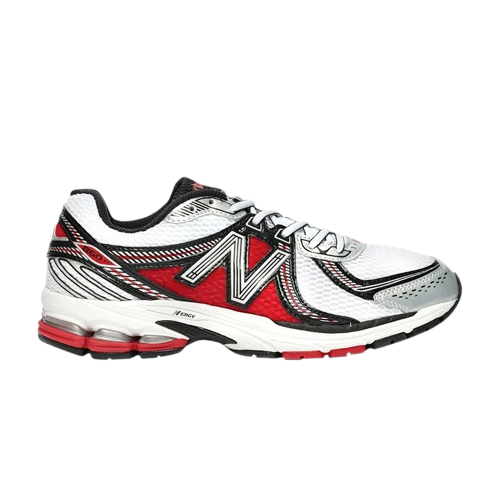 Pre-owned New Balance 860 'white Red'