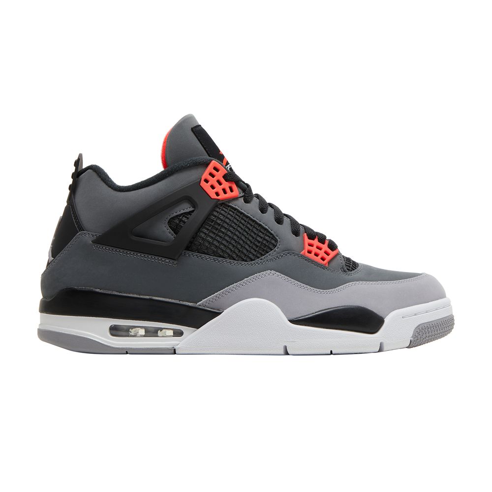 Air Jordan 4 Retro 'Infrared' | Grey | Men's Size 7
