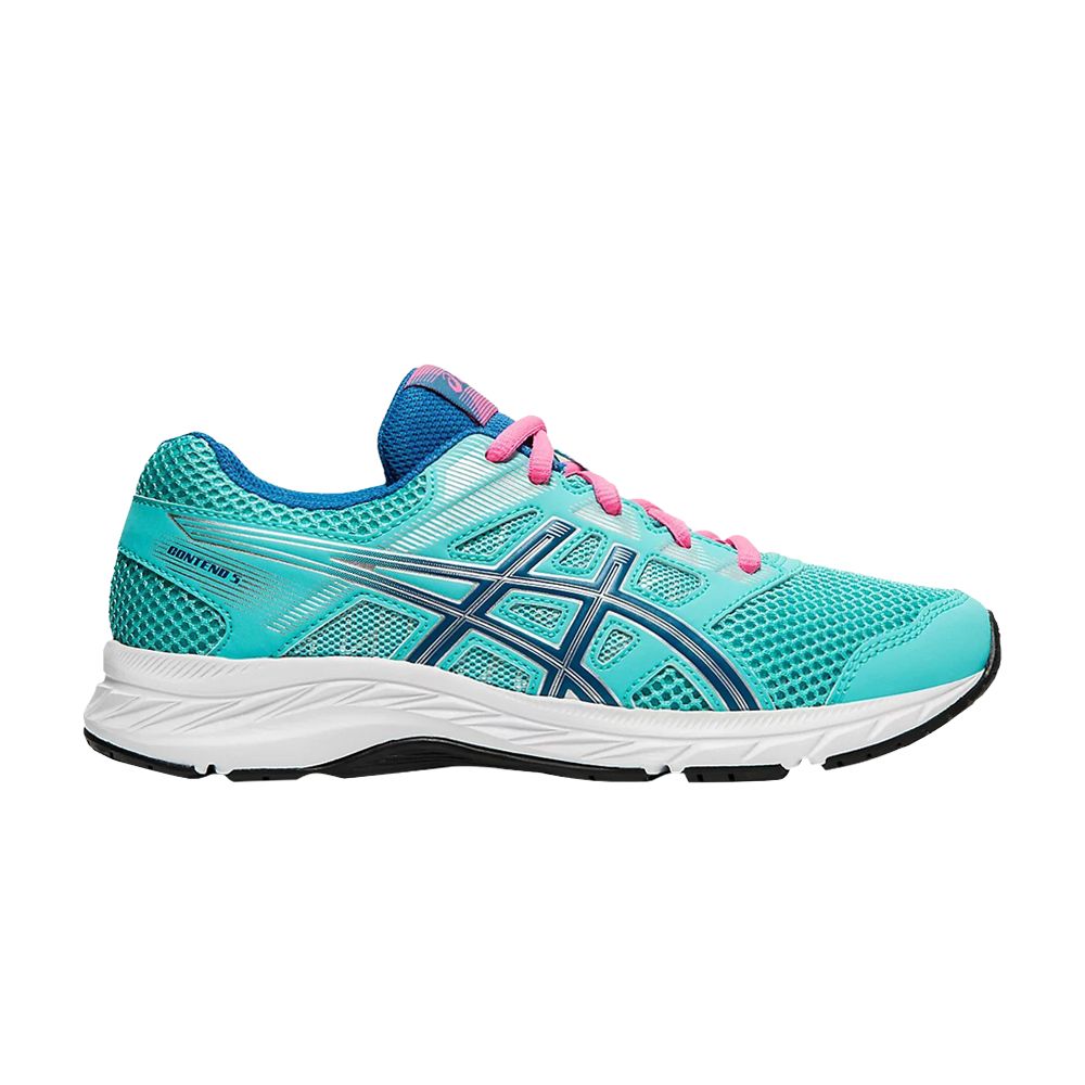 Asics Contend 5 GS 'Ice Mint Deep Sapphire' | Green | Kid's Size 6.5 - 1014A049-403