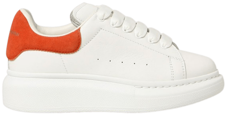 Buy Alexander McQueen Oversized Sneaker Kids White Acrylic Orange 587691 WHX12 9411 GOAT