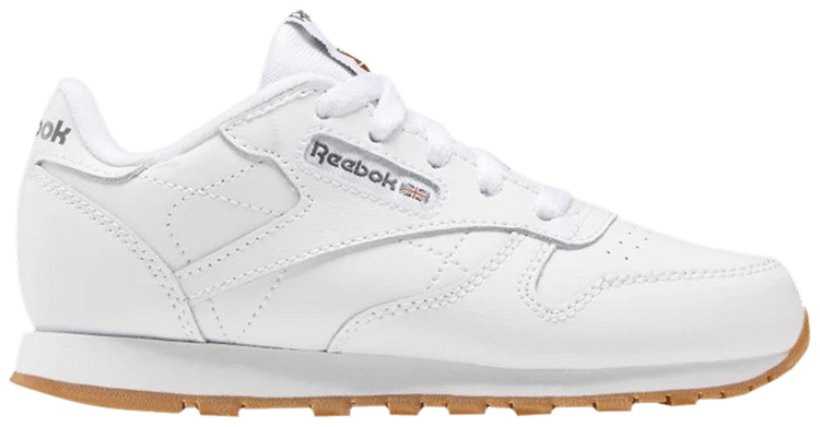 Reebok Classic Leather Little Kid White Gum