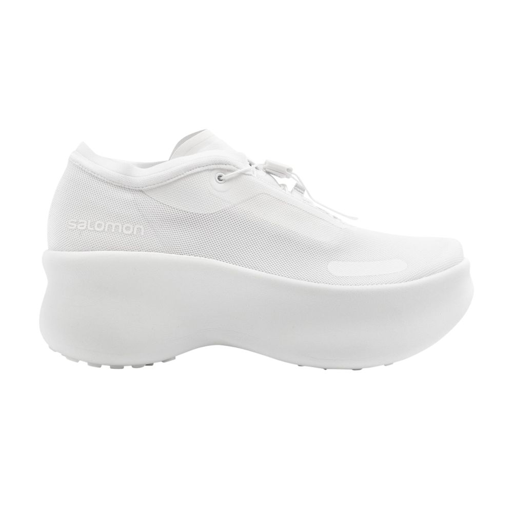 Pre-owned Salomon Comme Des Garçons X Wmns Sense Feel Platform 'white'