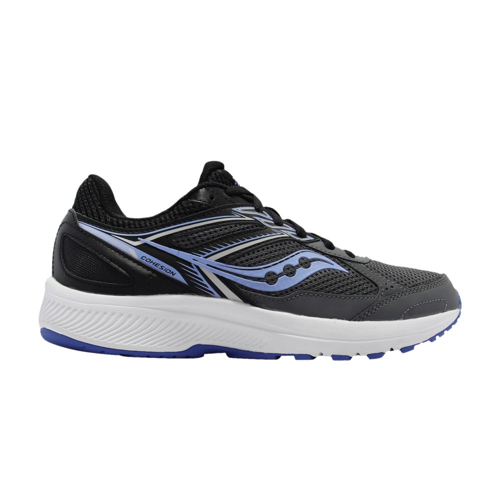 Pre-owned Saucony Wmns Cohesion 14 'charcoal Jewel' In Black