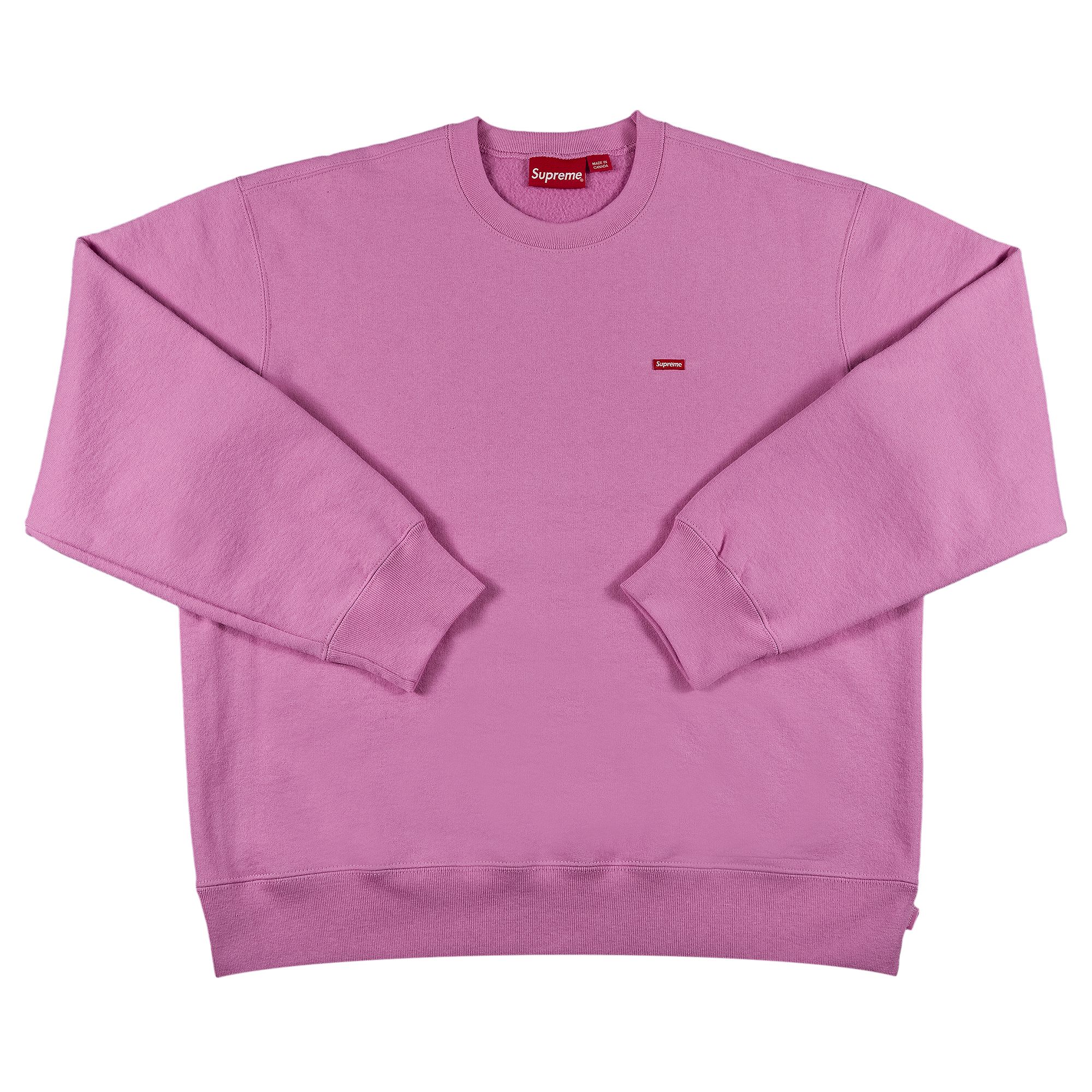 Supreme Small Box Crewneck 'Bright Pink' | Men's Size XL