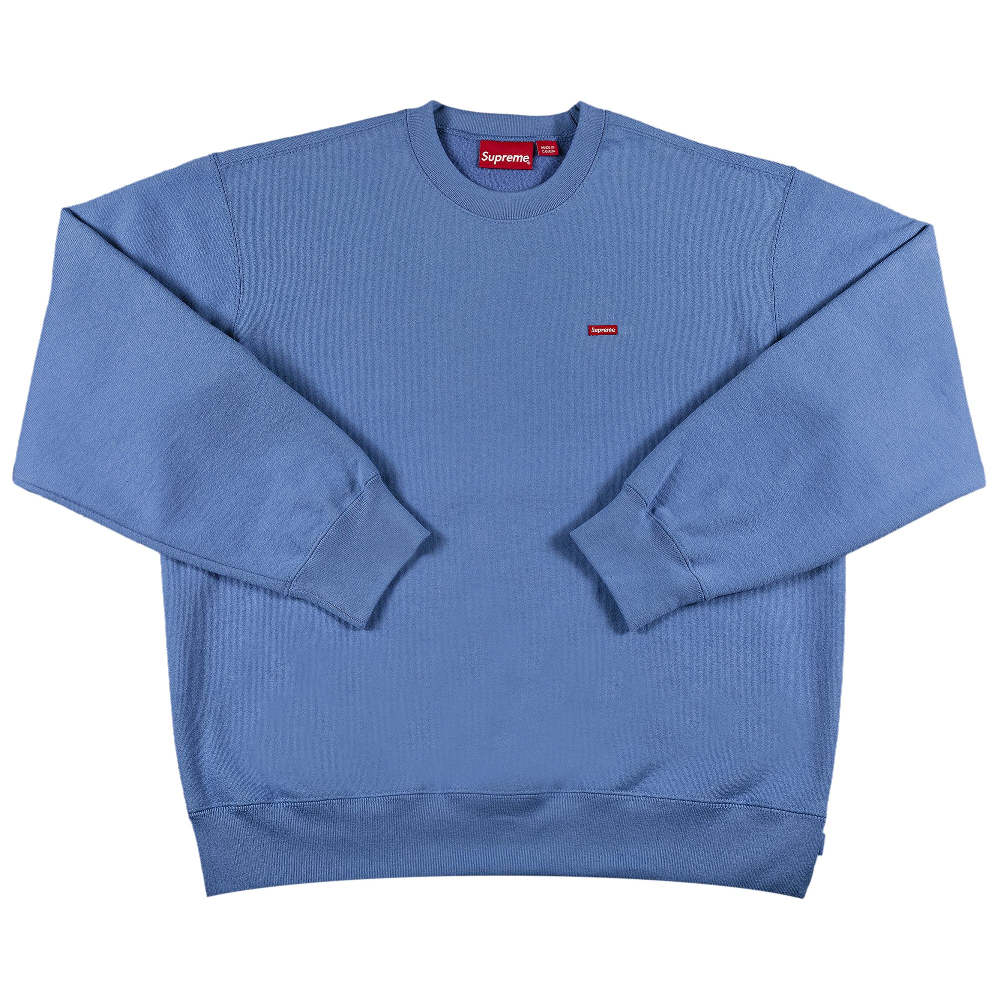 Supreme Small Box Crewneck 'Light Blue' | Men's Size 2XL