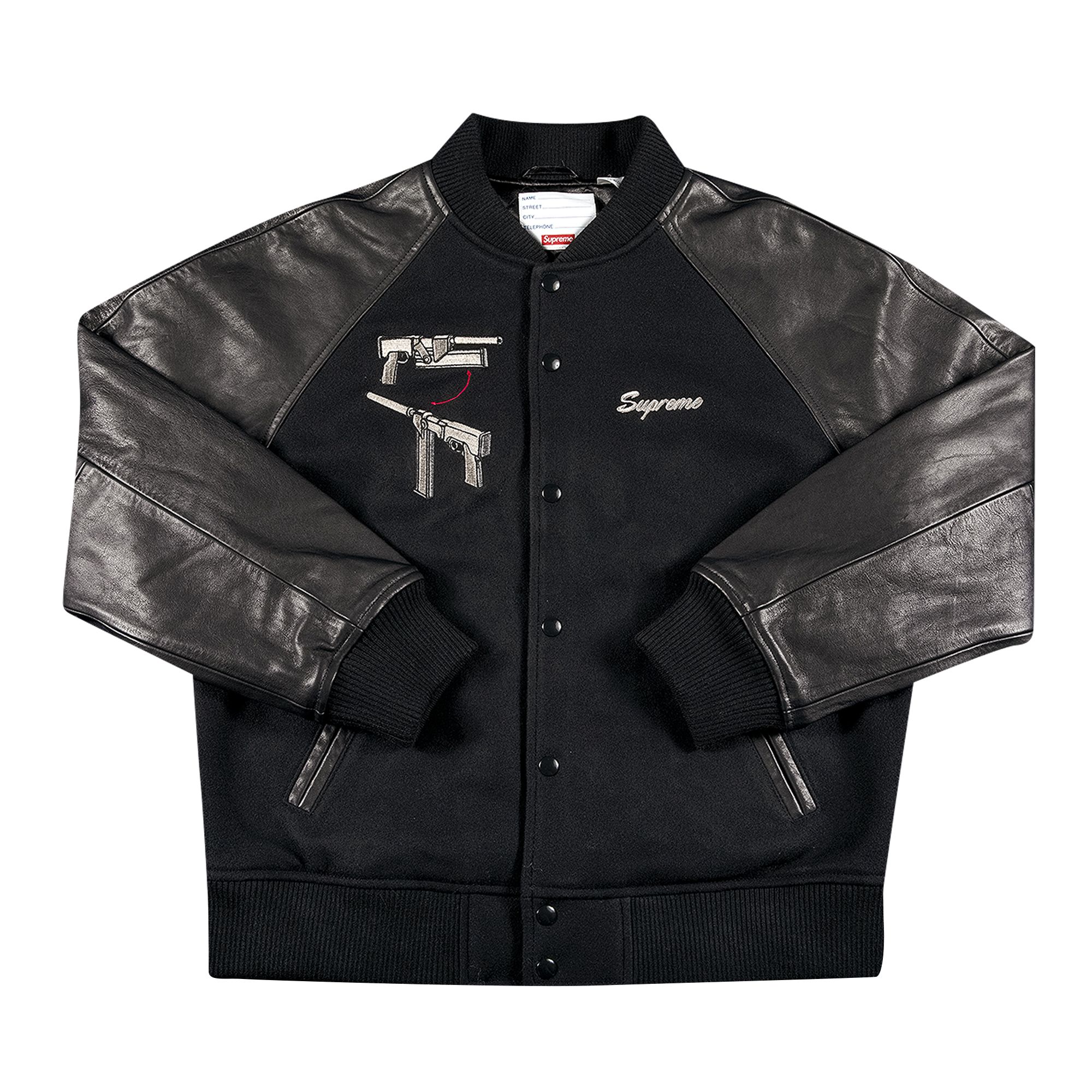 Supreme Aeon Flux Varsity Jacket 'Black' | Men's Size S
