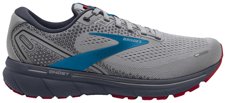 Brooks Ghost 14 Grey Blue Red