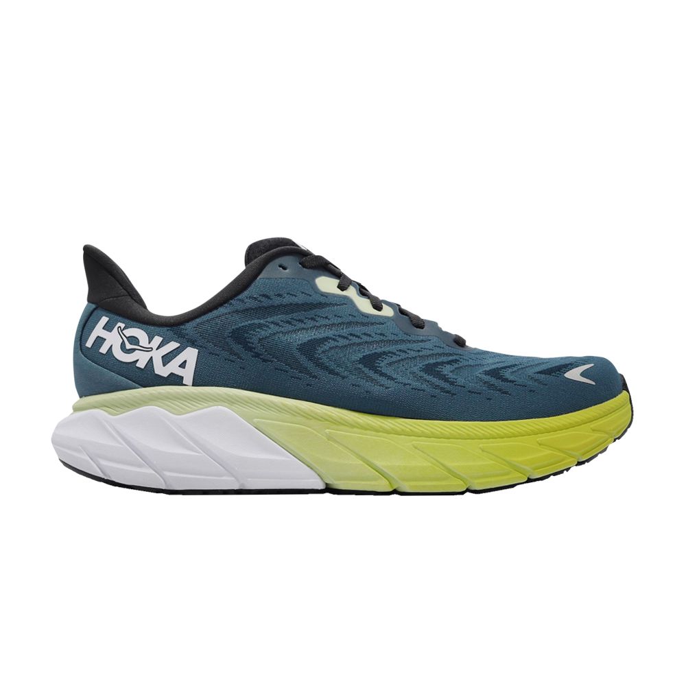 Hoka One One Arahi 6 2E Wide 'Blue Graphite' | Teal | Men's Size 10.5
