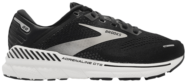 Brooks Wmns Adrenaline GTS 22 Wide Black White