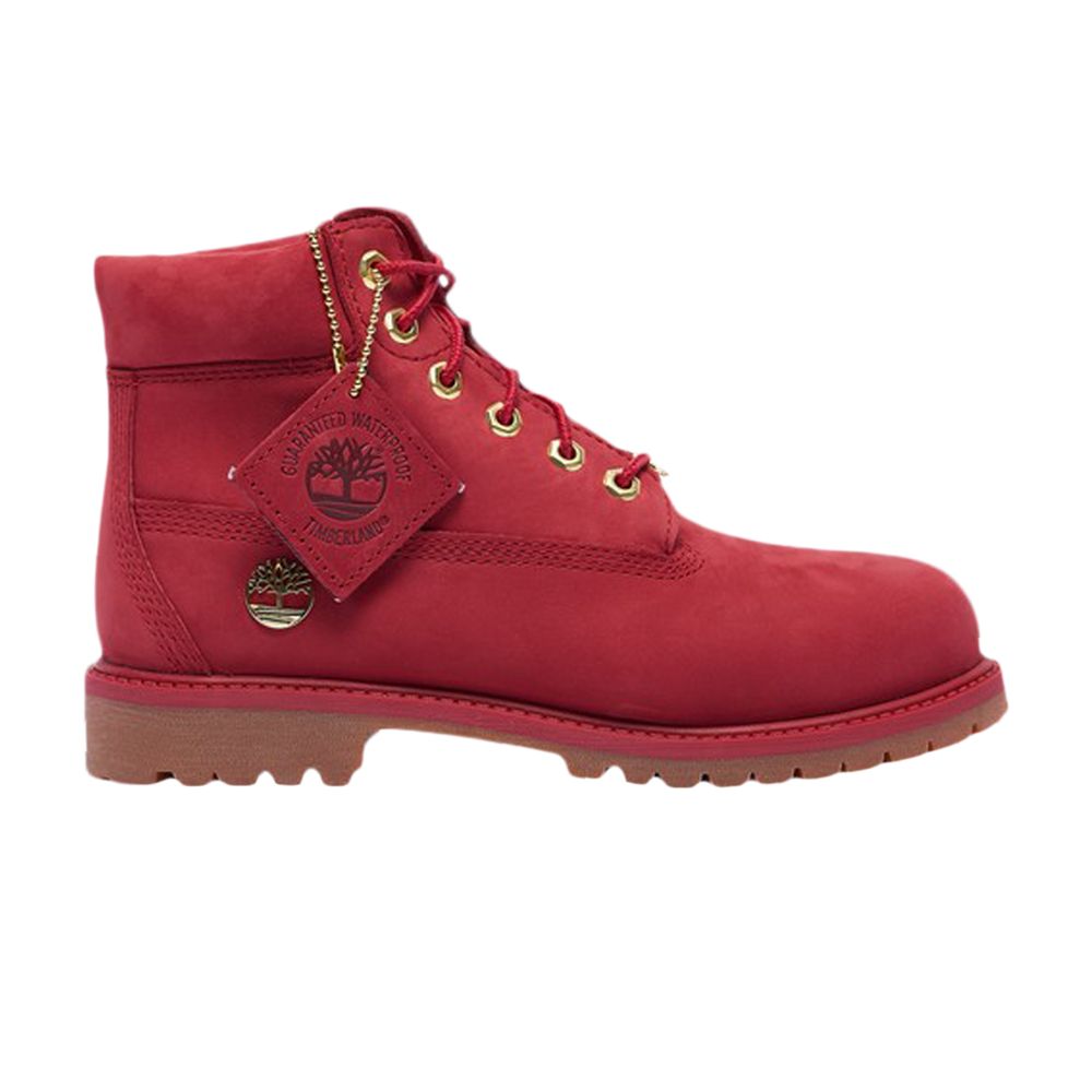 Pre-owned Timberland 6 Inch Premium Boot Youth 'dark Red' | Kid's Size 1.5