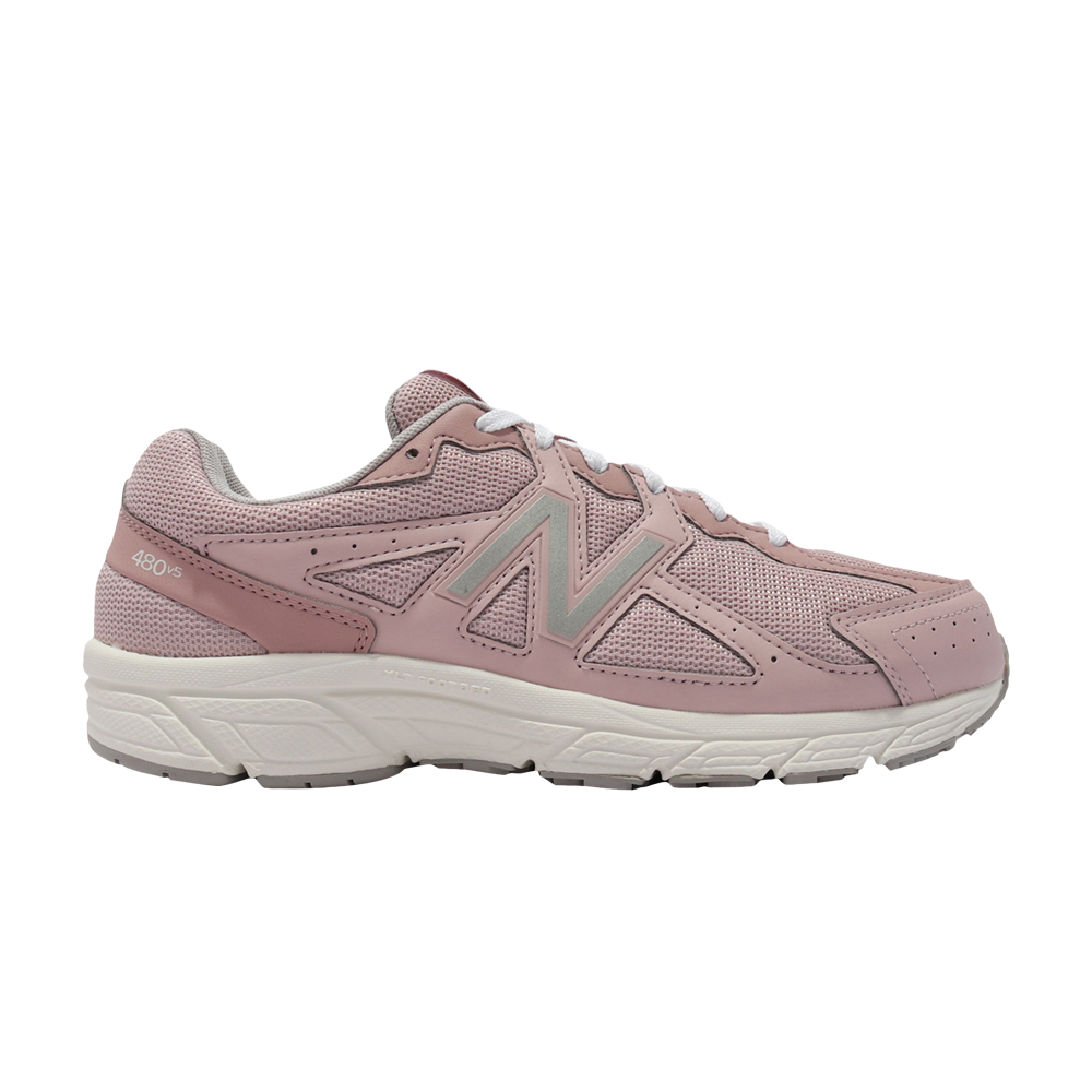 Pre-owned New Balance Wmns 480v5 4e Wide 'rose Silver' In Pink