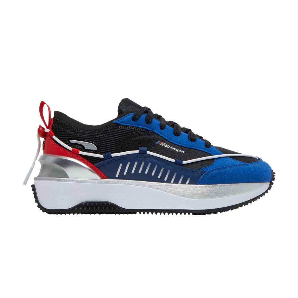 Pre-owned Puma Bmw Motorsport X Wmns Cruise Rider 'black Strong Blue' | Women's Size 10