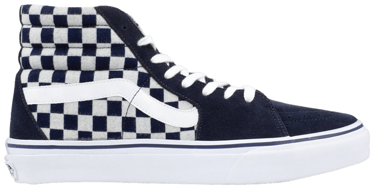 国内配送 VANS SK8-HI CHECKER DRESS BLUES VANS バンズ スニーカー SK8-HI CHECKERBOARD DRESS BLUES TRUE