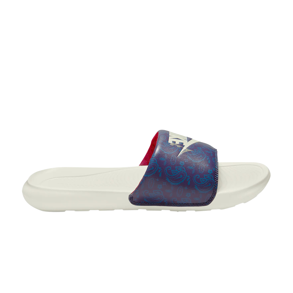 Pre-owned Nike Victori One Slide 'paisley' In Blue