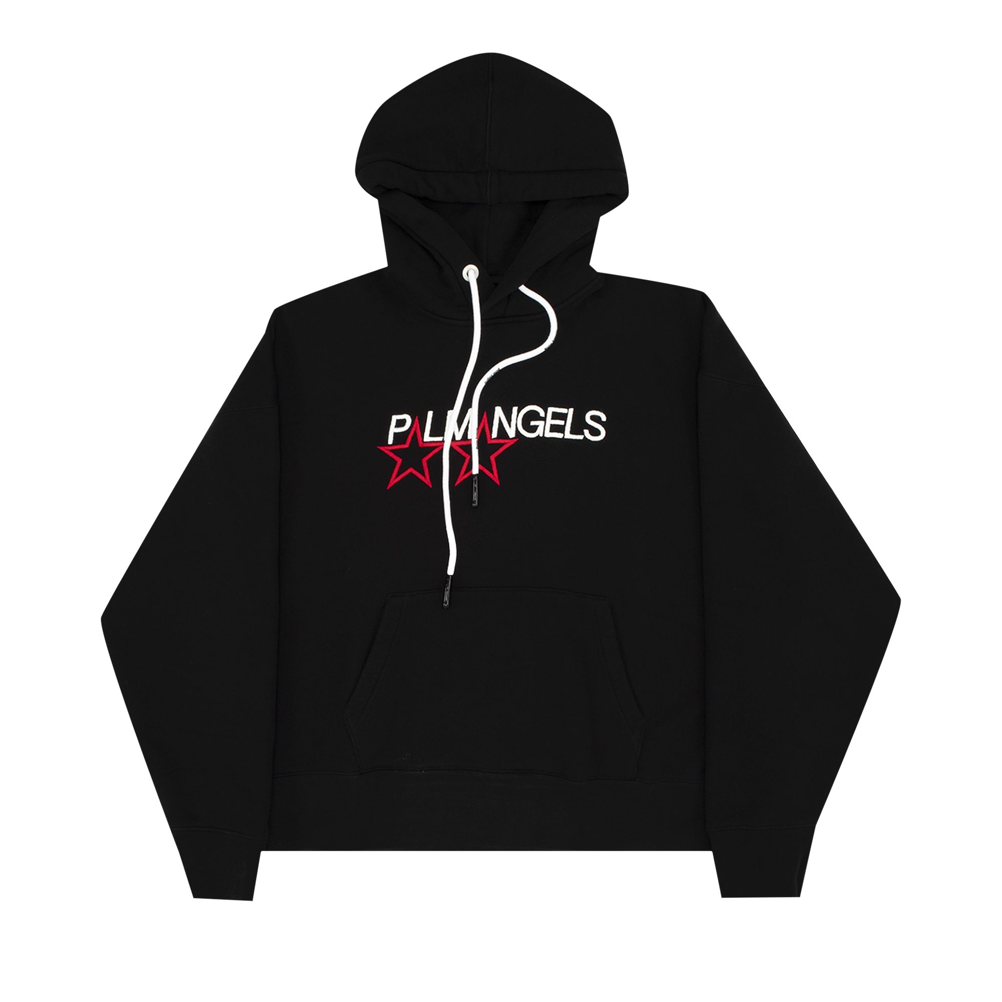 Palm Angels Racing Star Hoodie 'Black/White' | Men's Size L
