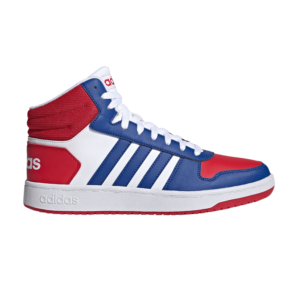 Adidas hoops 2.0 mid red white blue Clearance