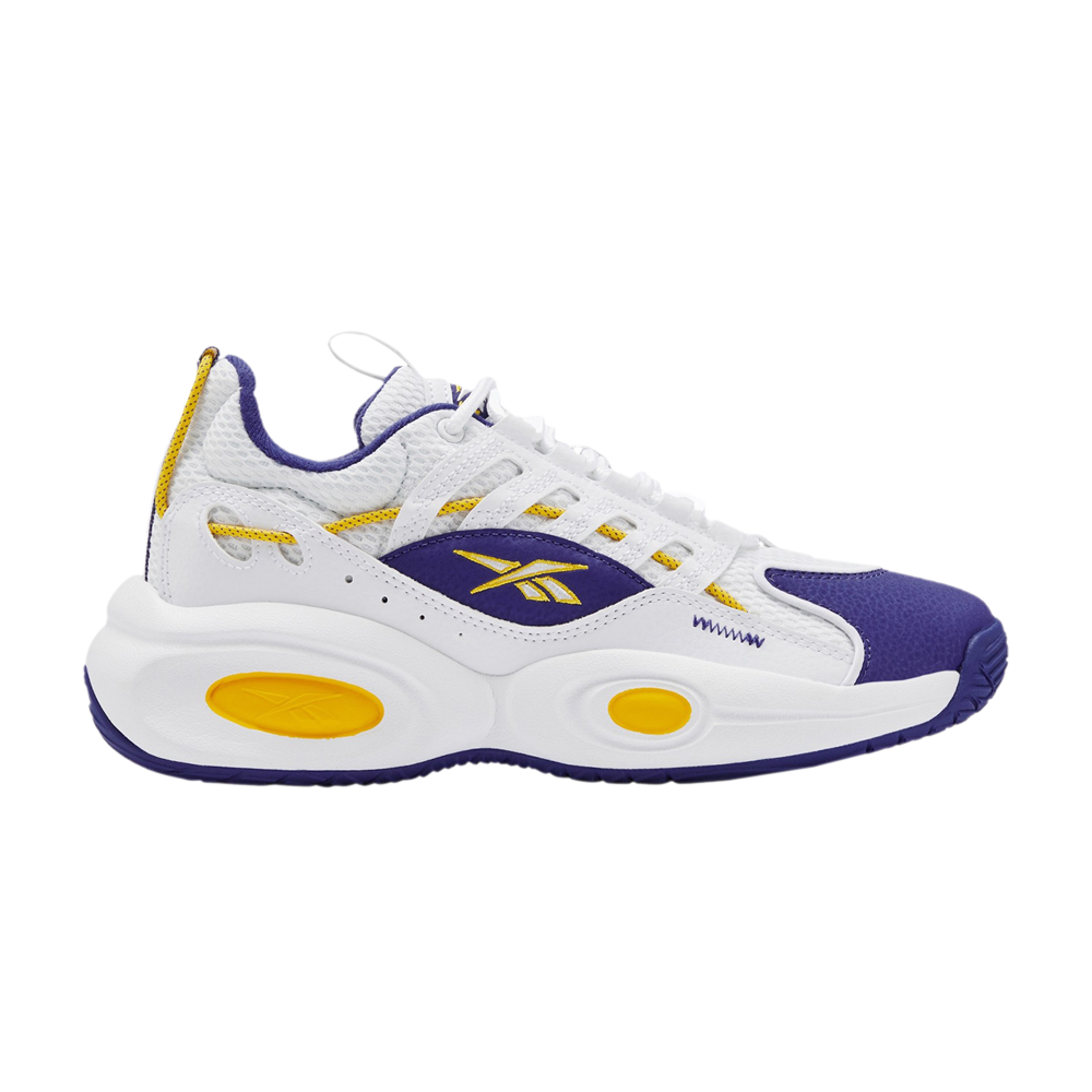 Pre-owned Reebok Solution Mid 'white Purple Gold'