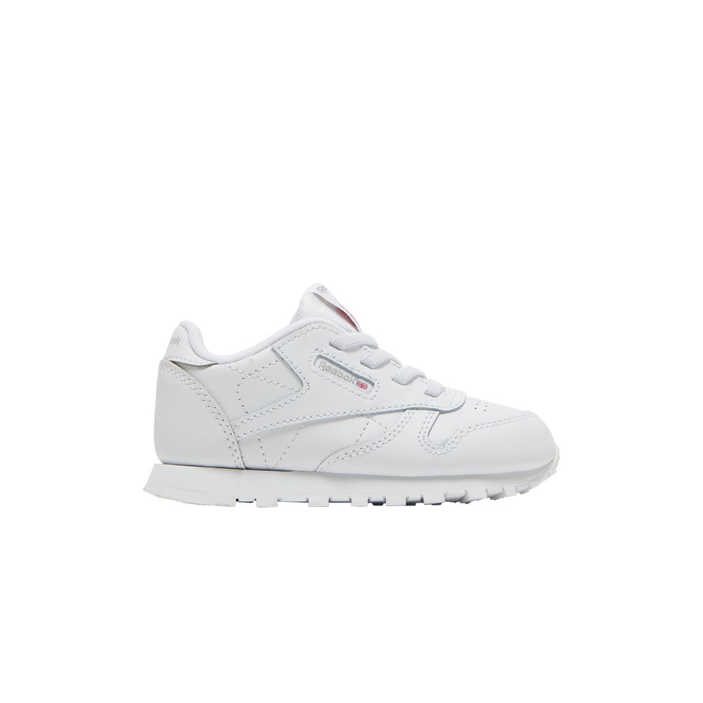 Pre-owned Reebok Classic Leather Toddler 'triple White' | Infant Size 6