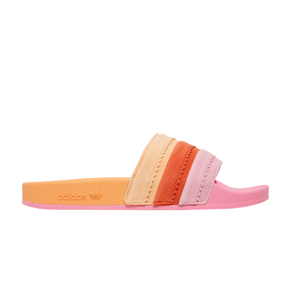 Pre-owned Adidas Originals Wmns Adilette Slides 'light Pink Orange'