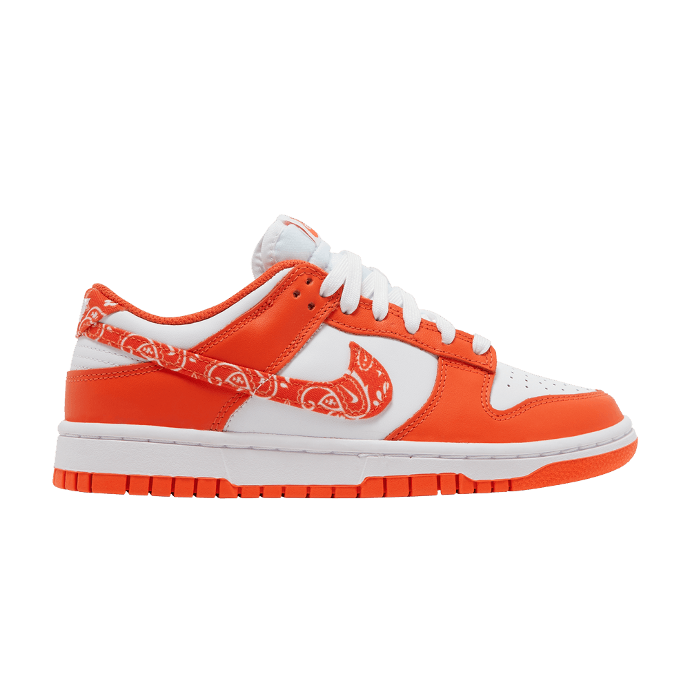 orange and burgundy sneakers