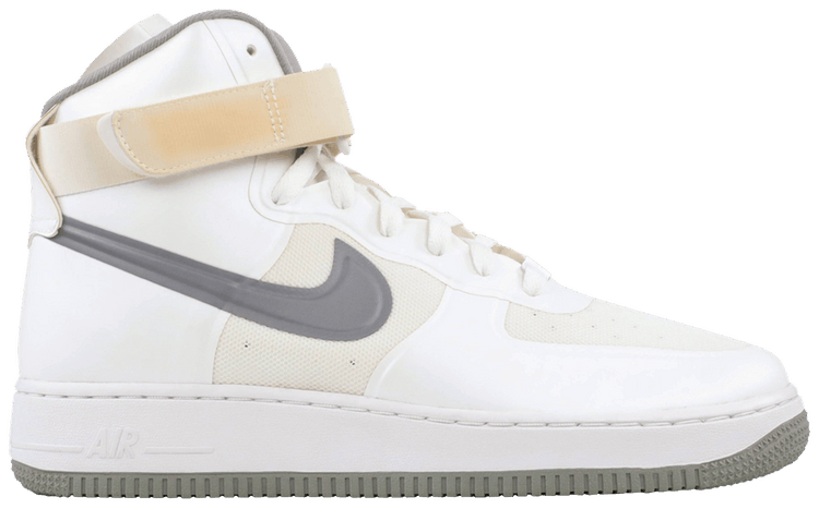 Nike Air Force 1 Premium 07 High White Grey Sample
