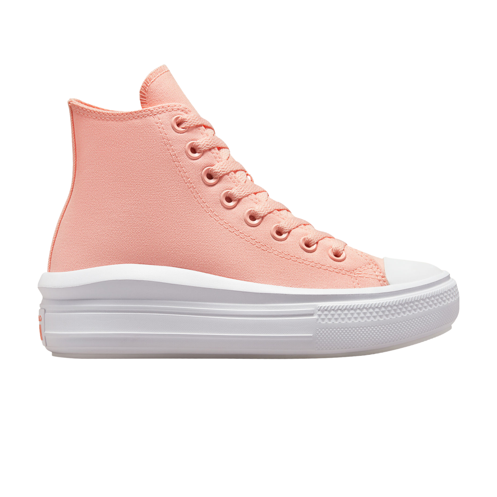 Pre-owned Converse Wmns Chuck Taylor All Star Move High 'storm Pink'