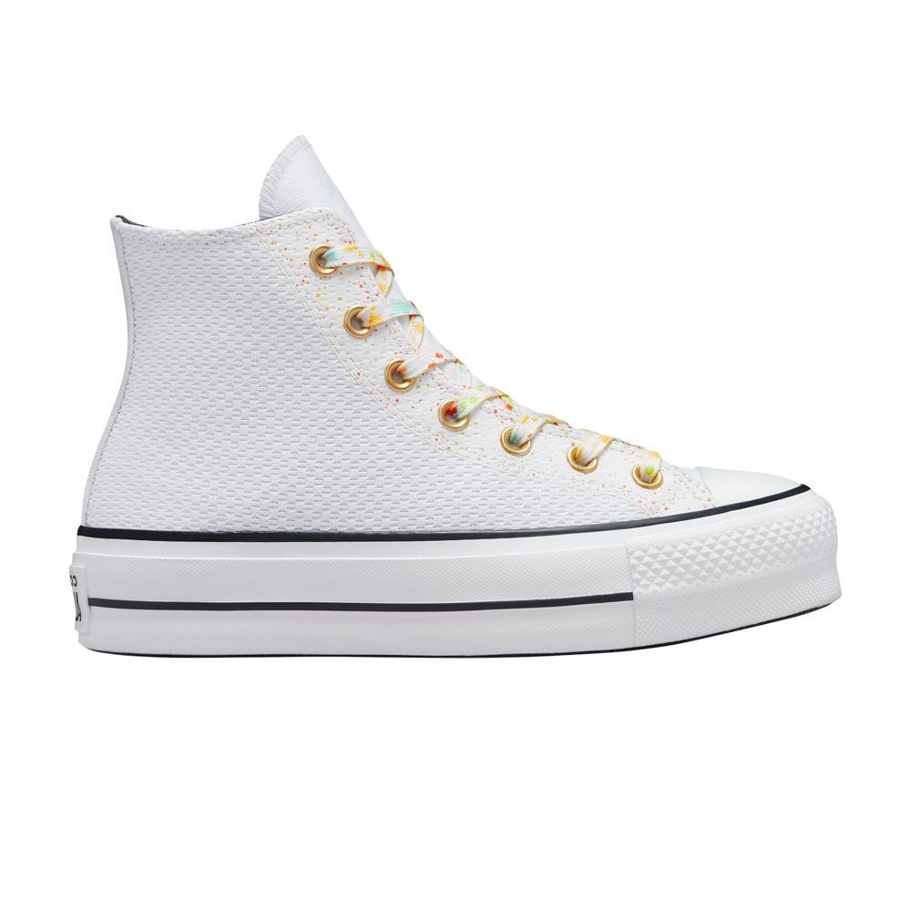 Converse Wmns Chuck Taylor All Star Lift Platform High 'Paint Splatter - White' | Men's Size 10