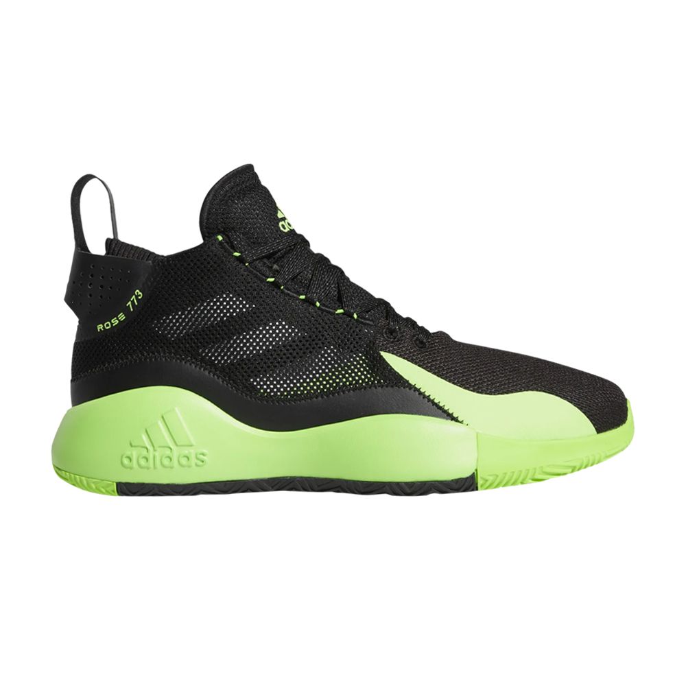 adidas D Rose 773 2020 'Black Team Solar Green' | Men's Size 10.5