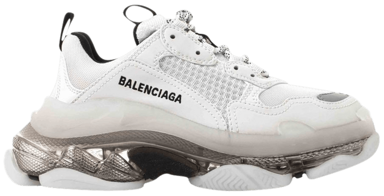 Balenciaga triple s white sole hotsell