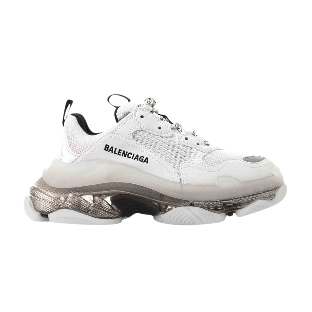 Pre-owned Balenciaga Wmns Triple S Sneaker 'clear Sole - White Grey' | Women's Size 35