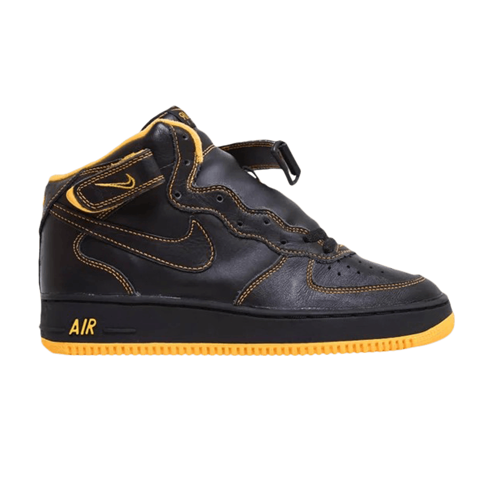 nike air force 1 high black gold
