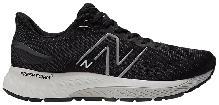 New Balance Fresh Foam X 880v12 2E Wide Black Light Aluminum