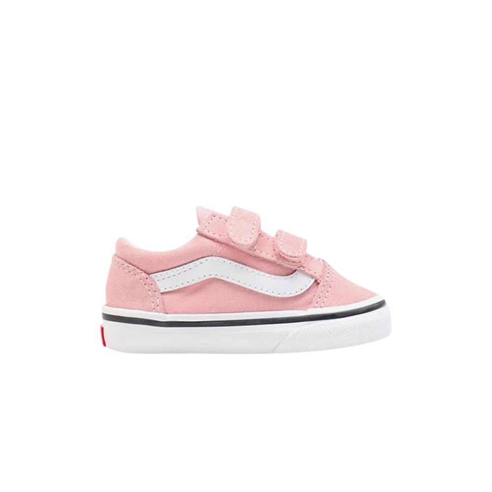 Pre-owned Vans Old Skool Velcro Toddler 'powder Pink' | Infant Size 7