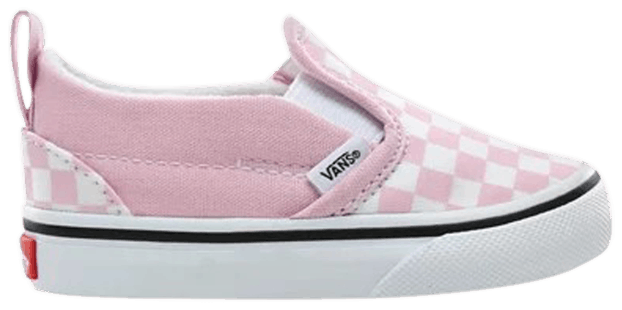 Buy Slip On Velcro Toddler Powder Pink Checkerboard