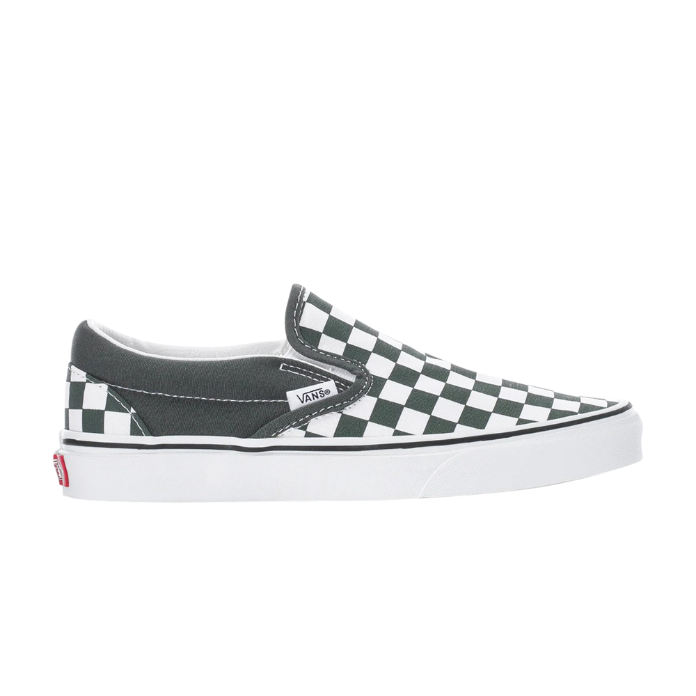 Pre-owned Vans Classic Slip-on 'thyme Checkerboard' In Green