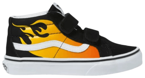 Vans Sk8 Mid Reissue Velcro Toddler Hot Flame