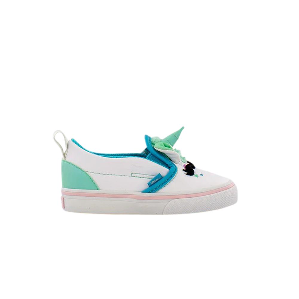 Pre-owned Vans Slip-on 5 Toddler 'unicorn' | Blue | Infant Size 8