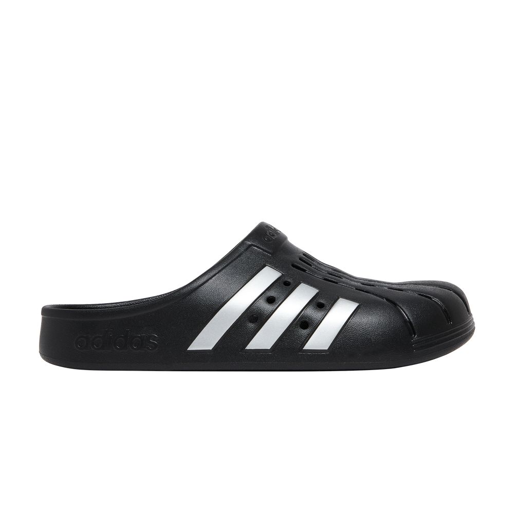 adidas Adilette Clog 'Black Silver' | Men's Size 10