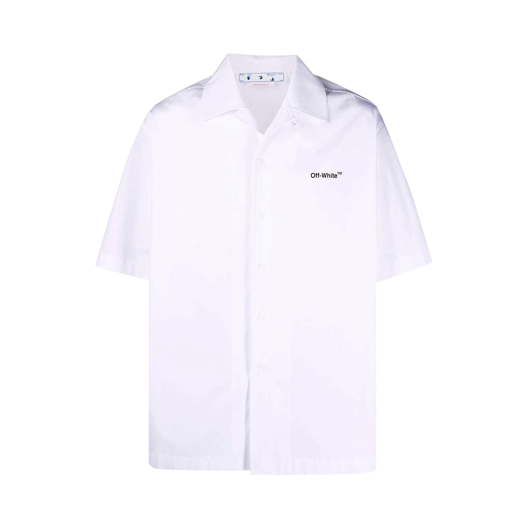 Off-White Caravag Arrow Holiday Shirt 'White' | Men's Size L